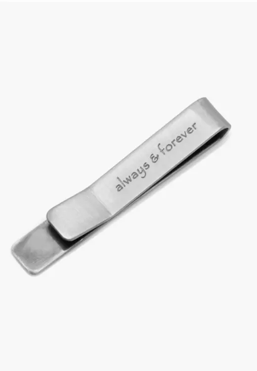 AW Bridal Stainless Steel Tie Clip