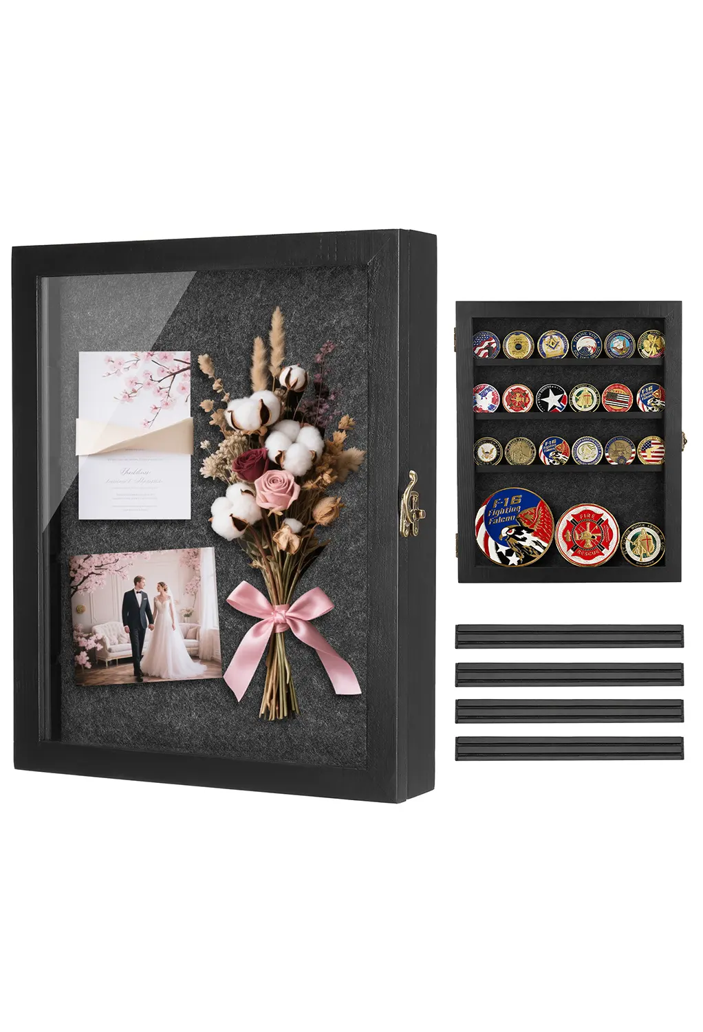 AW Coin Display Case Shadow Box