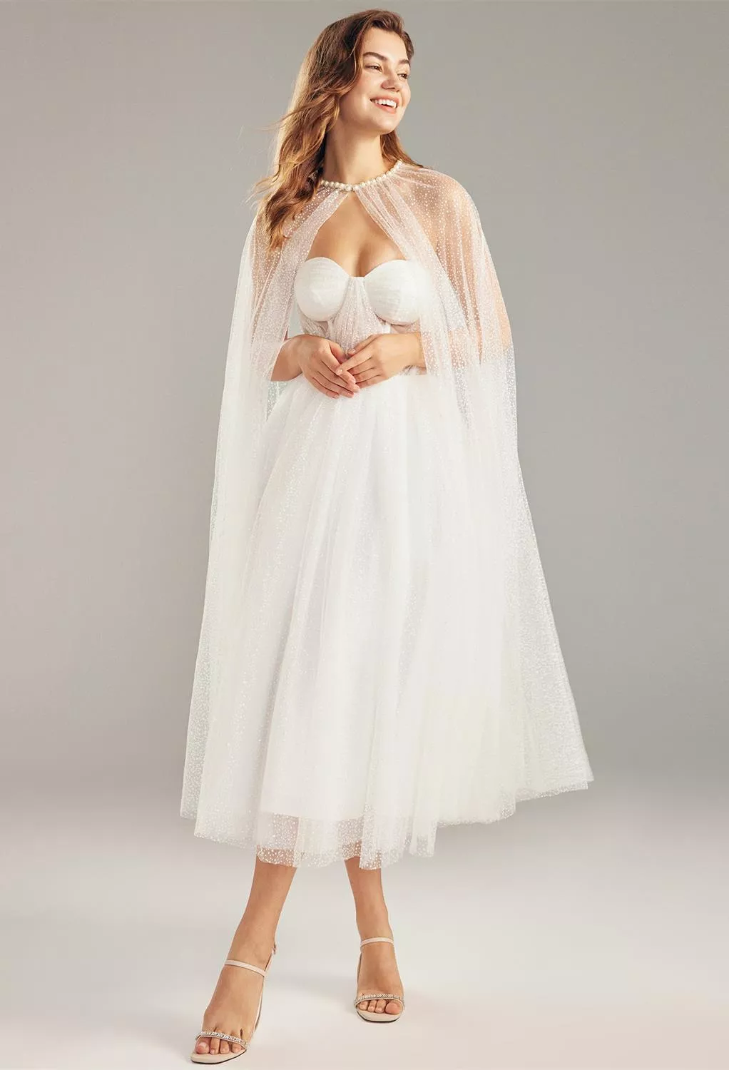 AW Nena Wedding Dress & Wrap