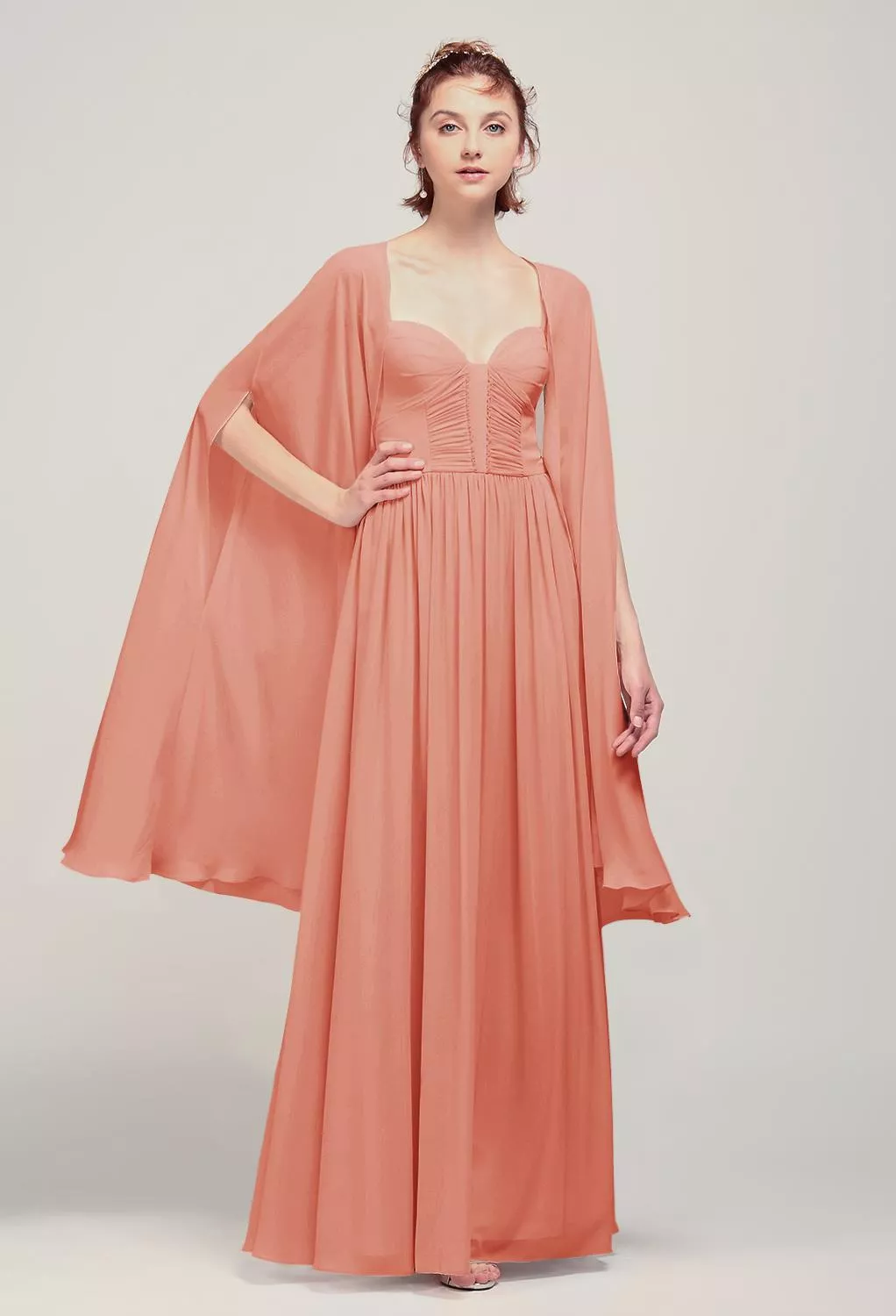 AW Chiffon Cover Up Shawl